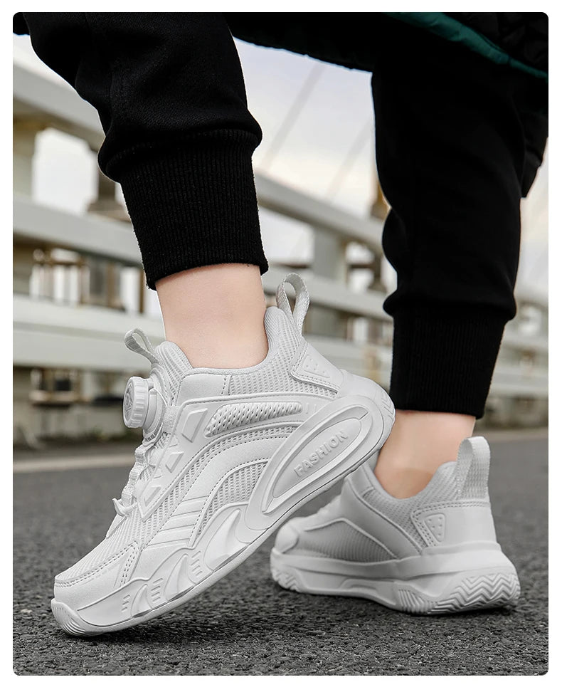 boy Kids Spring Sneakers Girls School Casual Shoes Outdoor Breathable Running Shoes Light Soft Pink Non-slip Children Shoes