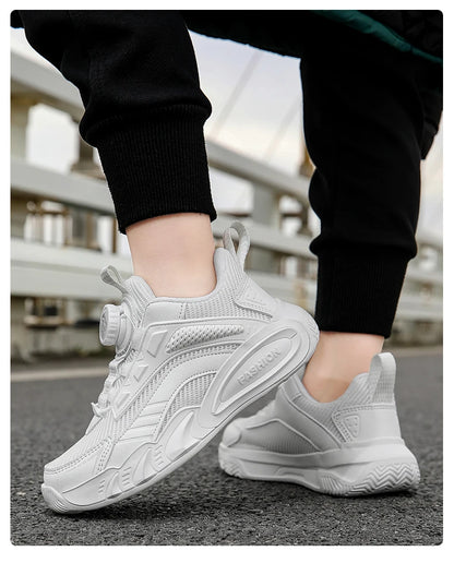boy Kids Spring Sneakers Girls School Casual Shoes Outdoor Breathable Running Shoes Light Soft Pink Non-slip Children Shoes
