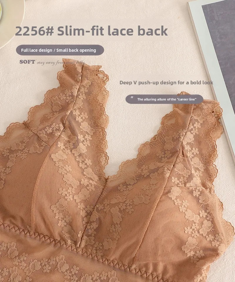 Lace White Strap Vest Women Summer Outdoor Wear with Chest Pad Beautiful Ba Base Inner Match V-ne Svel Top Women