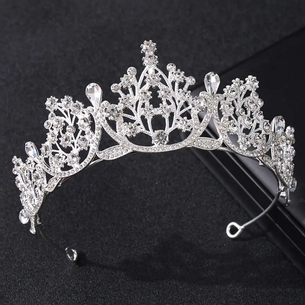 Bridal Hairpin Bridal Crystal Hair Ornaments Hair Comb Bridal Hair Accessories Rhinestone Hair Hoop Princess Crystal Tiaras