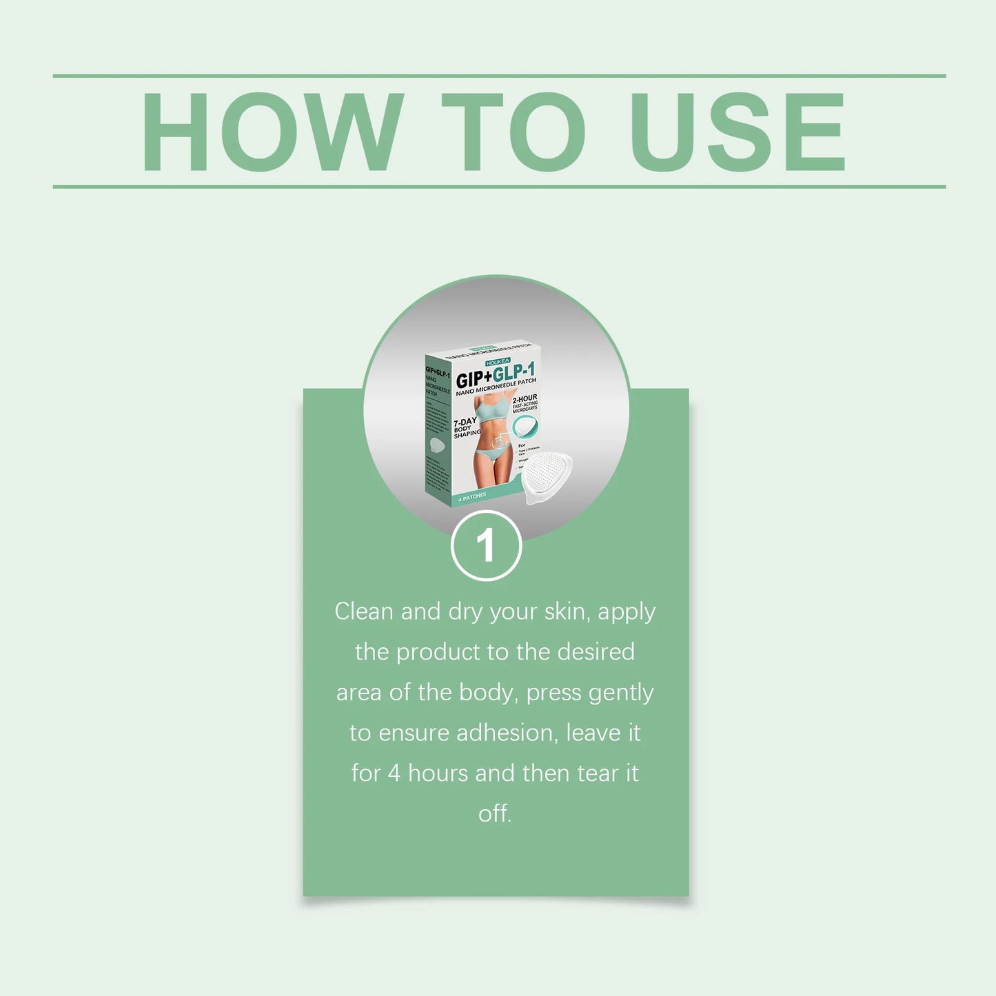 Body Care Patch - Gentle Care & Firming, Lifts Body Contours, Daily Lazy-Friendly Long-Lasting Body Shaping Patch