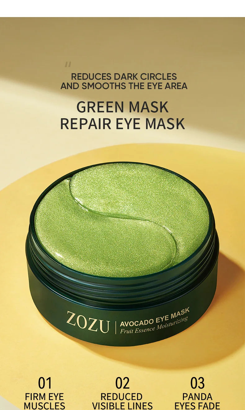 ZOZU Eye Mask Eye Patches - Hydrating Moisturizing Eye Care, Reduces Fine Lines, Brightens Dark Circles, Soothes Dry Eye Area, N
