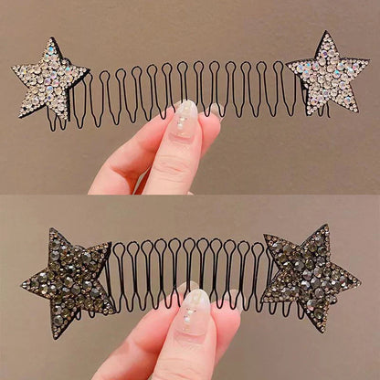 Camellia Hair Comb Invisible Bangs Hair Clip Tidy Artifact Hair pin Girls Hairpin Women Tools Fixed Inser Comb Hair Accessories