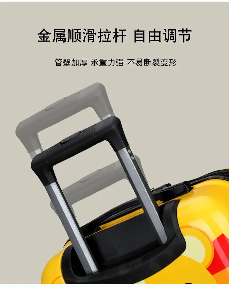 Children's Trolley Case Universal Wheel Cartoon Animal Portable Luggage Multi Function Boarding Case