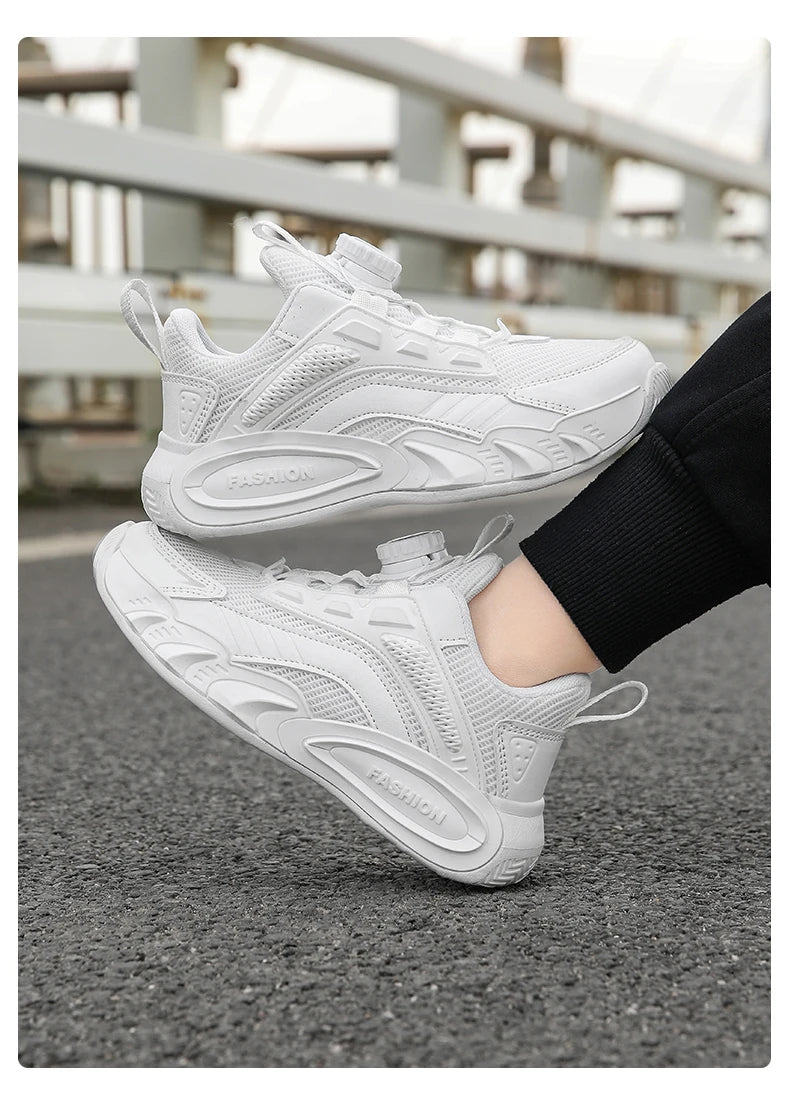 boy Kids Spring Sneakers Girls School Casual Shoes Outdoor Breathable Running Shoes Light Soft Pink Non-slip Children Shoes