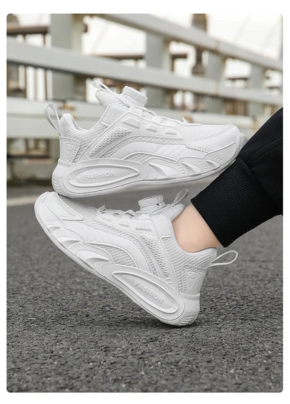 boy Kids Spring Sneakers Girls School Casual Shoes Outdoor Breathable Running Shoes Light Soft Pink Non-slip Children Shoes