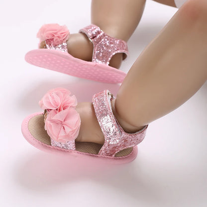 Fashionable Baby Girl Shoes Cute Classic Pink Theme Casual Flat Shoes Soft Sole Comfortable Lightweight Walking Shoes