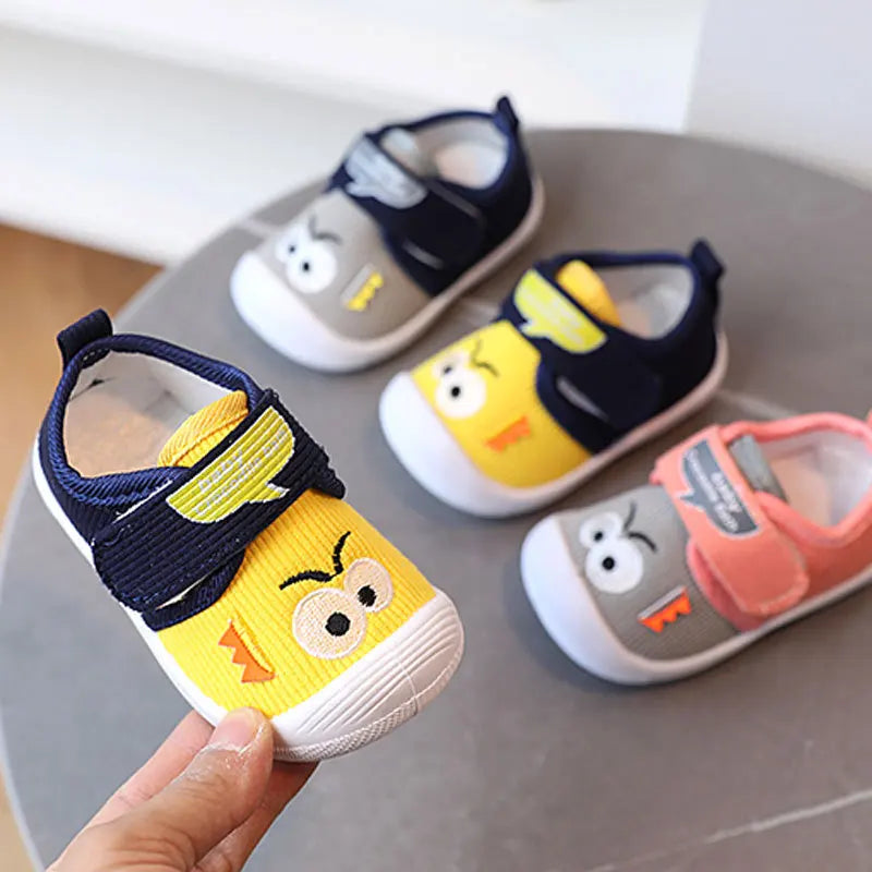 With Sound Baby Shoes Spring Autumn Infant Outwear Shoes Newborn First Walkers Little Boy Girl Shoes For Baby Pink, Gray