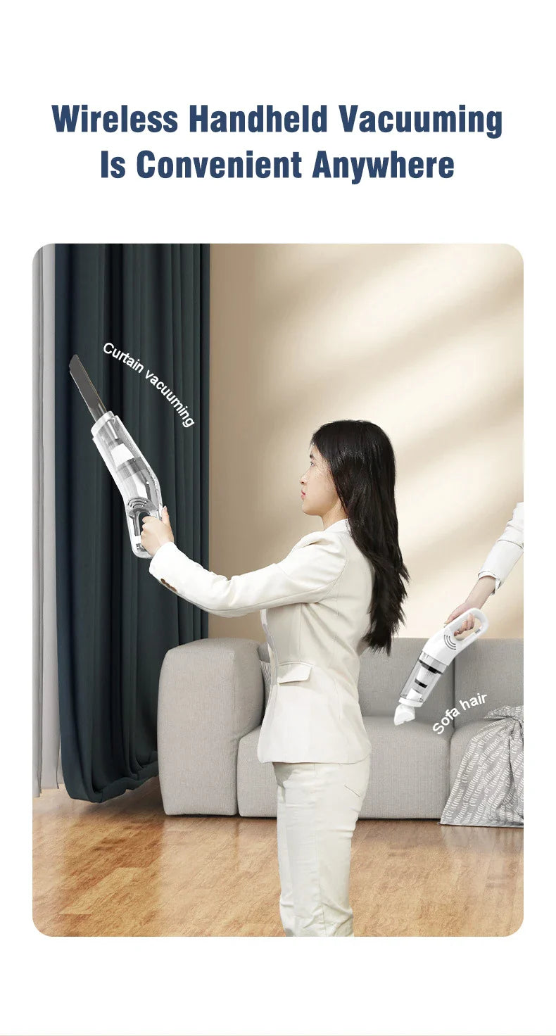 Handheld Vacuum Cleaner 6500P Powerful Suction LED surface Multifunctional Wireless Vacuum Cleaner for Car Floor Household