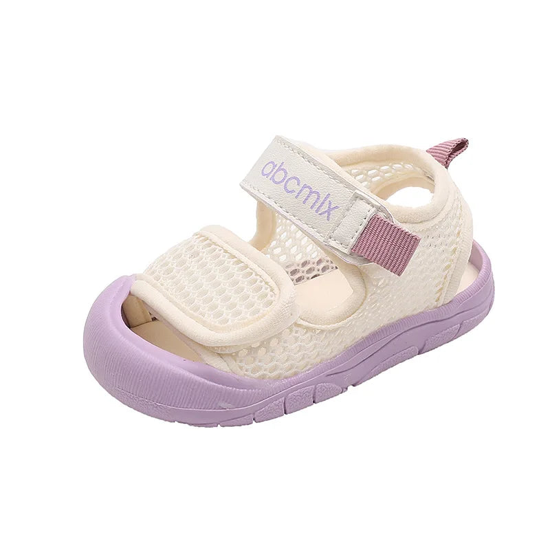 Baby Sandals Summer Infant Toddler Walking Shoe Mesh Breathable Kids Beach Shoes for Boys Girls Non-slip Causal Children Sandals
