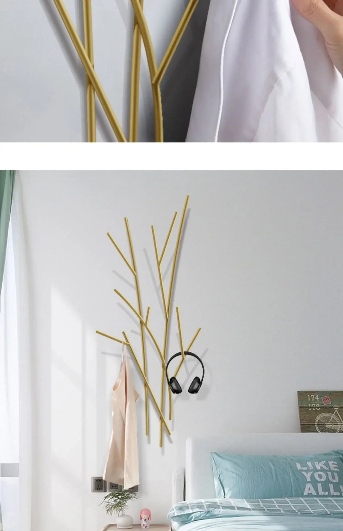 Bedroom Coat Rack House Entrance Hall Standing Clothes Hanger Design Hook Hat Nordic Coat Racks Stores Perchero Home Furniture