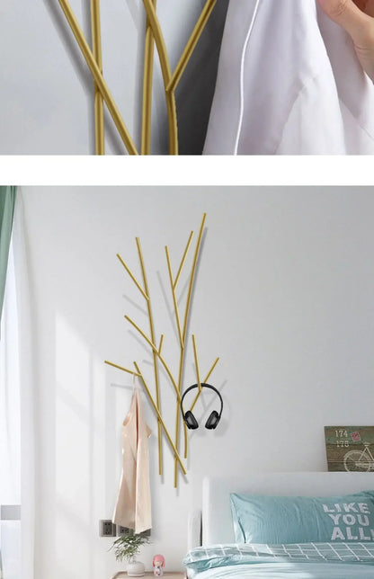 Bedroom Coat Rack House Entrance Hall Standing Clothes Hanger Design Hook Hat Nordic Coat Racks Stores Perchero Home Furniture
