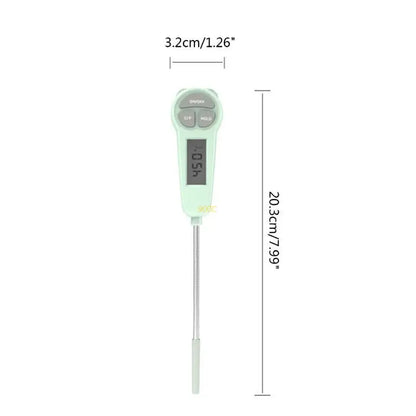 High Sensibility BBQ Thermometer LCD Readout Kitchen Liquid Thermometer