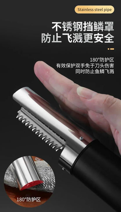 Wireless electric fish scale scraper Electric fish scale remover Commercial household fish scale scraper