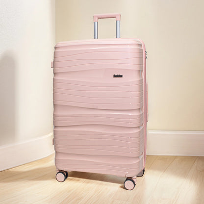 Luggage Trolley Case for Women, 20-Inch Small Carry-On, Double-Layer Explosion-Proof Zipper, Multifunctional Password Box, 2025 New Model