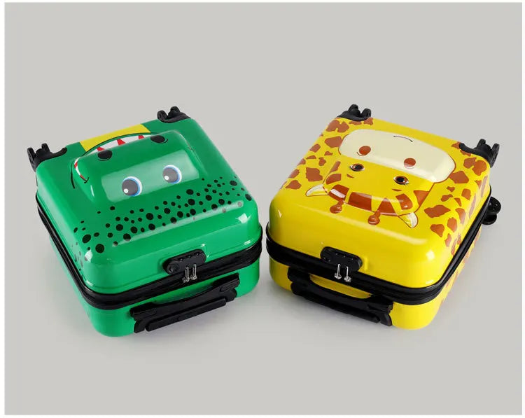Children's Trolley Case Universal Wheel Cartoon Animal Portable Luggage Multi Function Boarding Case