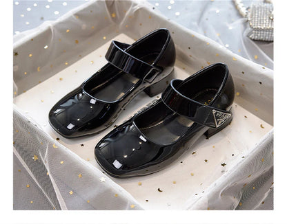 Designer Luxury Children's Elegant Party Leather Shoes Pageant Girls High Heels Wedding Bridesmaids Gala Formal Occasion Shoe