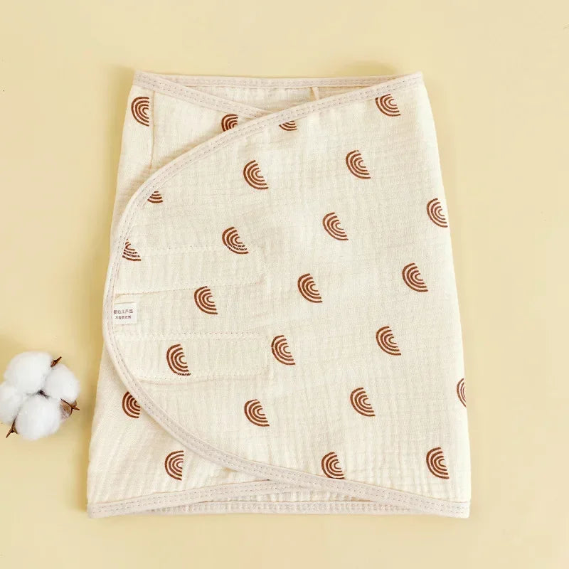 New Baby Swaddle Blanket 0-6 Months Strap Protect Belly Baby Sleeping Blanket Wrap for Newborn