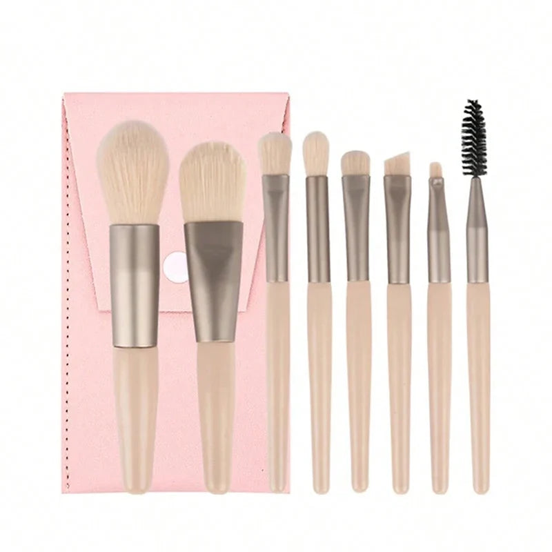 Makeup Brushes Set Eye Shadow Foundation Women Cosmetic Brush Eyeshadow Blush Beauty Soft Make Up Tools Bag (Available)
