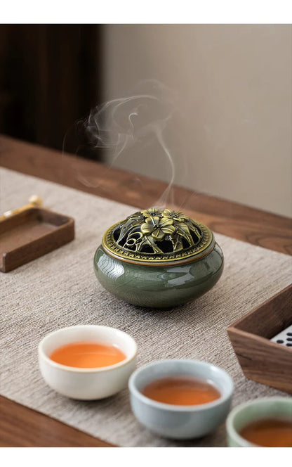 China-Chic Cultural and Creative Tea Set Gift Set Customized logo for business gift giving activities