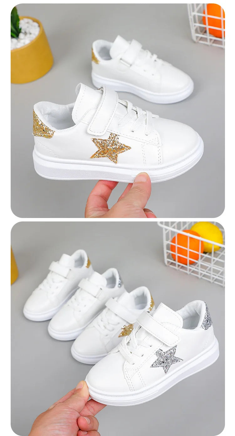 2025 Spring and Autumn New Girls Board Shoes Sports Girls Children Foreign Air Breathable Casual Shoes