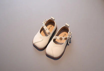 Autumn New Kids Leather Shoes Simple Girl Casual Shoe Comfort Child Performance Shoes