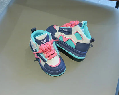 Children's Causal Shoes Fashion Non-slip Kids School Tennis Shoes Spring Autumn Versatile Boys Girls Running Sports Shoes Soft