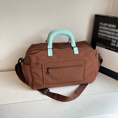 Large Capacity Travel Bag, Lightweight Short-Distance Boarding Bag, Dry and Wet Separation, Crossbody Fitness Bag, Luggage Bag