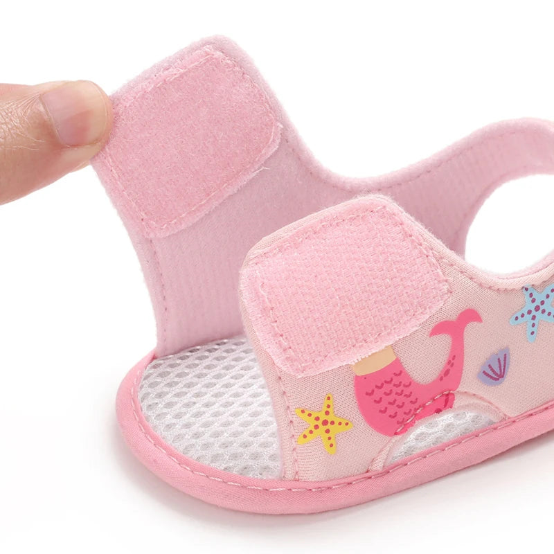 Fashionable Baby Girl Shoes Cute Classic Pink Theme Casual Flat Shoes Soft Sole Comfortable Lightweight Walking Shoes