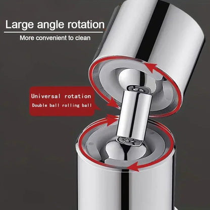 Universal 360° Rotate Kitchen Faucet Extender Aerator Plastic Splash Filter Kitchen Washbasin Faucet Bubbler Nozzle Aerator
