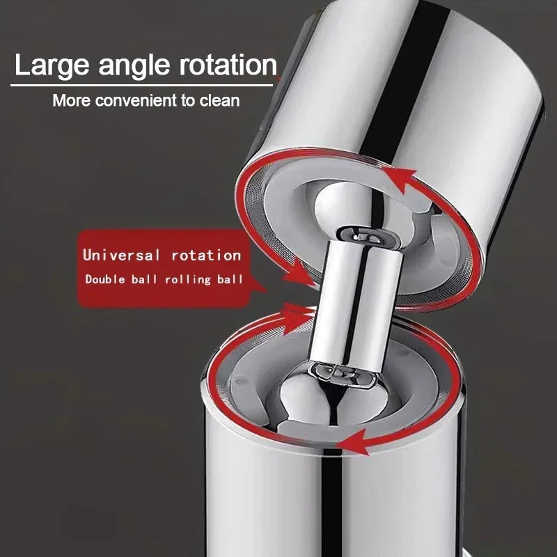 Universal 360° Rotate Kitchen Faucet Extender Aerator Plastic Splash Filter Kitchen Washbasin Faucet Bubbler Nozzle Aerator (Available)