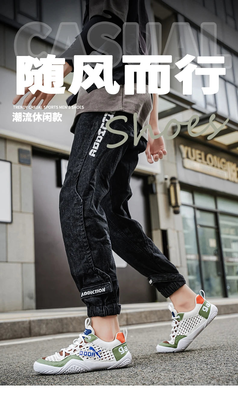 Shoes For Men Mesh Sneakers Summer Casual Breathable Sports Outdoor Hiking Tennis Running Designer Luxury Platform Loafers ( Available )