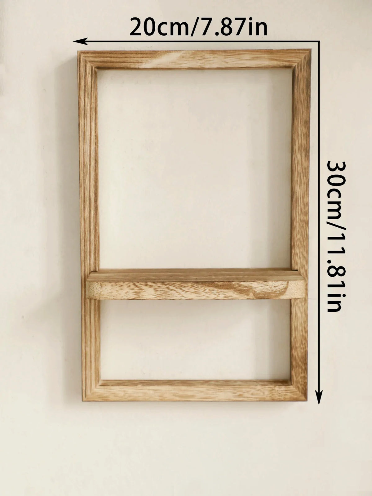 Wooden Display Shelf Floating Shelves Rustic Wood Shelves Wall Storage for Kitchen Bedroom Over Toilet Small Wall Mounted Gifts