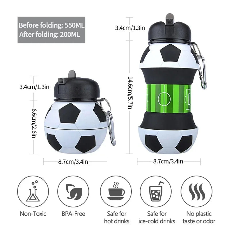 Basketball Soccer Sports Ball Design Tumbler Cup - Insulated Stainless Steel Drinking Cup Gift for Men Women Kids