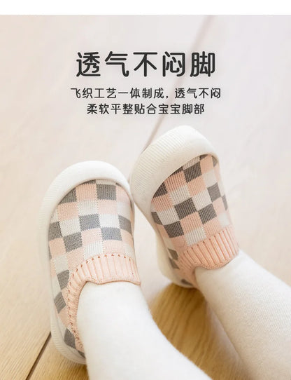Baby Walking Shoes Spring And Autumn Styles Soft Sole Anti Slip Old Men's And Women's  Breathable Outdoor Shoes