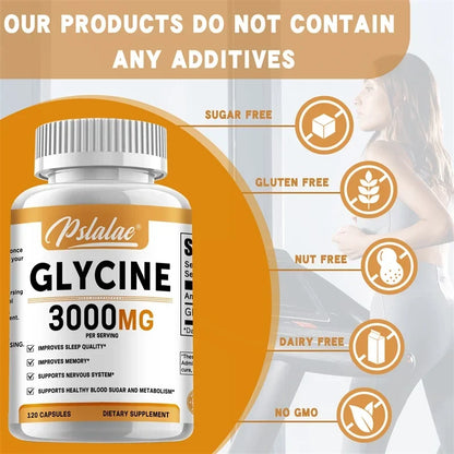 Glycine Supplement - Improve Sleep Quality and Suppress Appetite, Promote Deep Sleep
