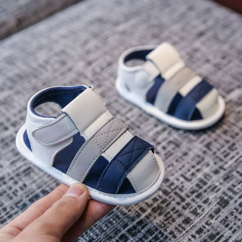 Baby Shoes For Boys and Girls  Summer With Perforated Sandals and Non Slip Soft Soles For Learning To Walk (Available)
