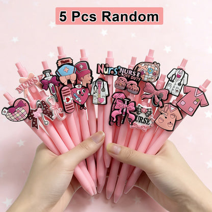 5/10/20 Pcs Nurse Doctor Writing Gel Pens Medical Record Pens Nurses Day Gift Randomized Style Great for nurses