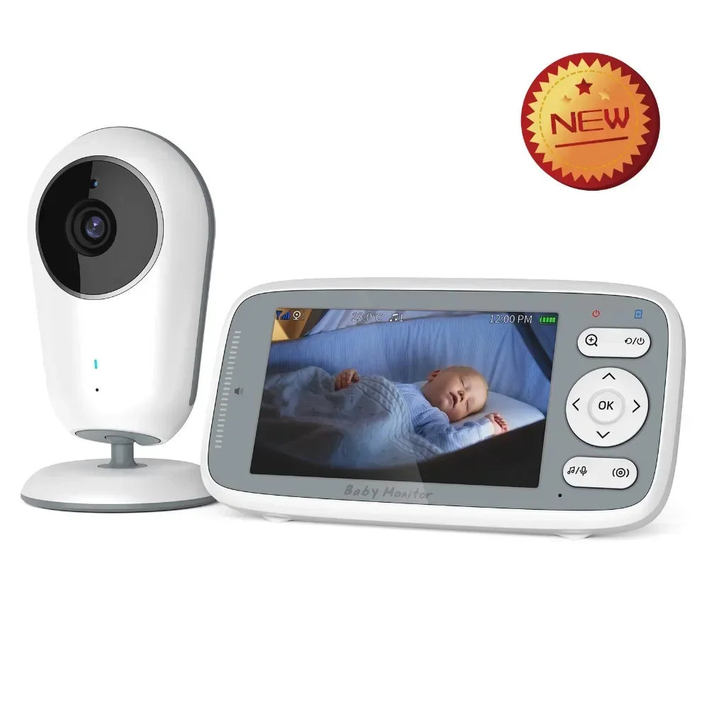 Baby Monitor 3X Digital Zoom Video Camera Two Way Audio Auto Night Vision 720P HD Security Camera Babysitter VB615
