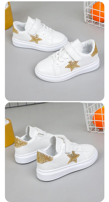 2025 Spring and Autumn New Girls Board Shoes Sports Girls Children Foreign Air Breathable Casual Shoes