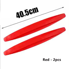 Car Anti-collision Strip Bumper Protector Elastic PVC Non-slip Self-adhesive Auto Front Rear Bumper Guard Protector Trim(Available)