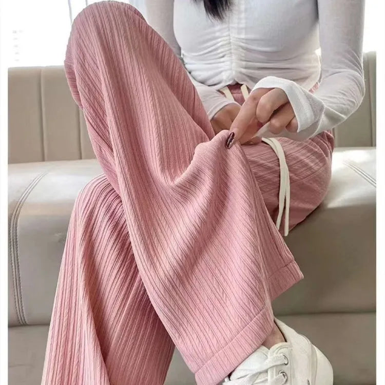 Women's Pencil Pants Jogger Sweatpants Thin Material Seven/Nine Points Length Boting Trousers for Spring Season (Available)