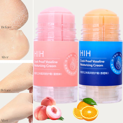 Anti Cracking Feet Cream Stick Double Protection Moisturizing Peach Orange Hand Foot Softening Dry Exfoliation Daily Foot Care