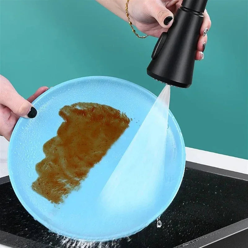 Universal 360° Rotate Kitchen Faucet Extender Aerator Plastic Splash Filter Kitchen Washbasin Faucet Bubbler Nozzle Aerator (Available)