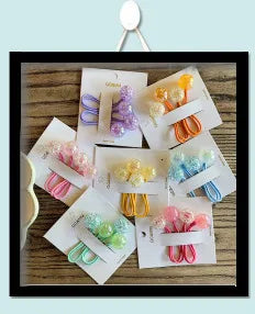 Girls Dirty Braids Colorful Twist Tie Wigs Ponytail Kids Hair Accessories Headbands Rubber Bands Princess Headwear