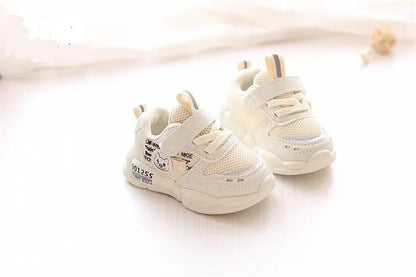 Autumn Winter Casual Shoes for Baby Boys Girls Plush Warm Kids Sneakers Solid Walking Shoes Toddler PU Leather Cotton Shoes