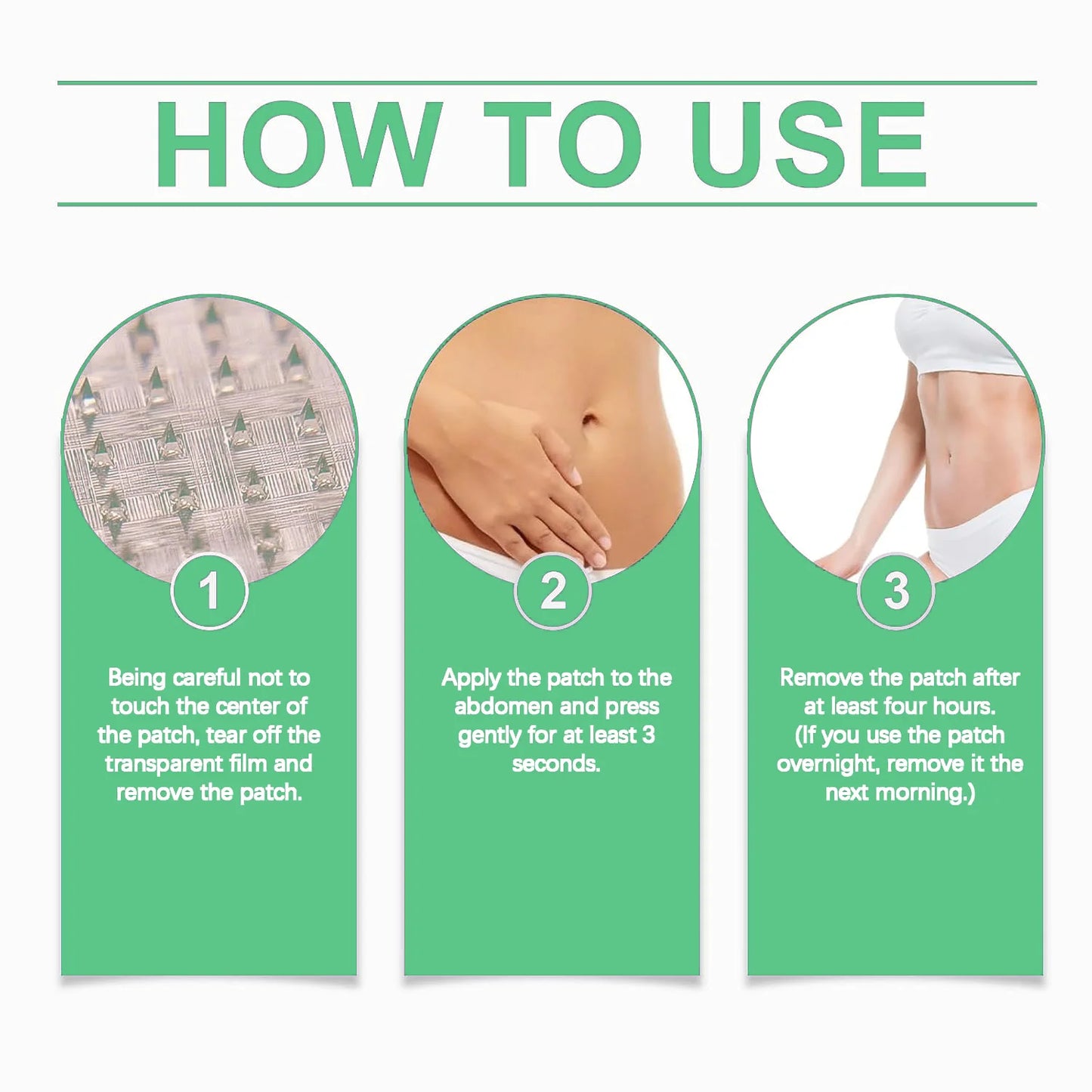 4pcs Nano Microneedle Patches for Effective Skin Tightening And Body Shape Management High Absorption Skin Care
