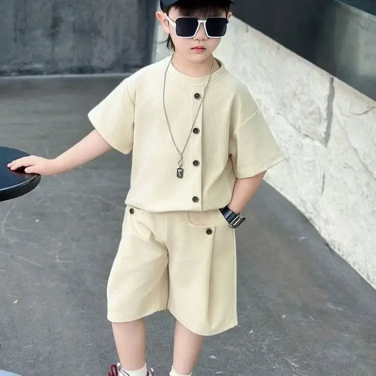 Boys 7 Kids Set Boy's Suit Child Outfit Boys' Summer Shirts Fashion Children Casual Clothes 4 Clothing Toddler Boy