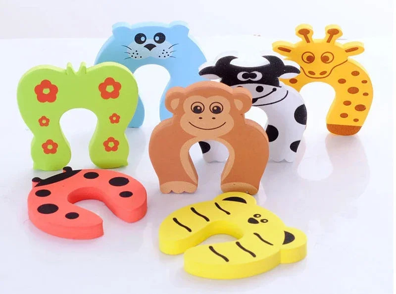 Baby Safety Door Stopper for Newborn Furniture Protection Anti-pinch Hand Cute Animal Care Child Lock Finger Protector