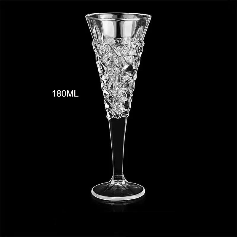 Superior Quality Crystal Glass Goblet Champagne Glass Water Cup Handmade Flawless Wine Glass Sweet Fruit Wine Cup Cocktail Glass